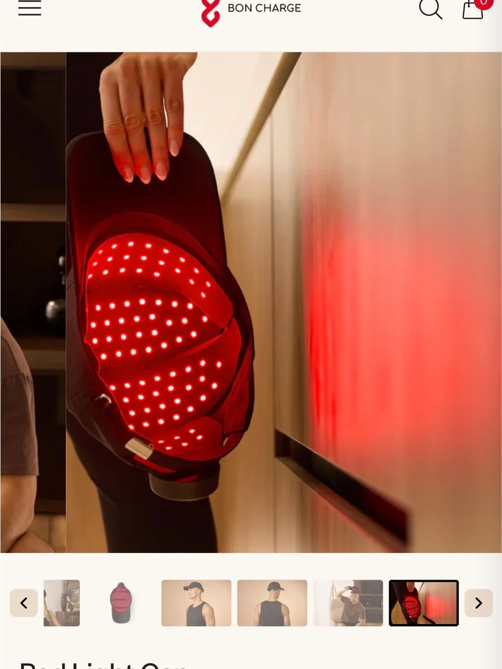 Red Light Cap rechargeable hair growth hat for daily easy use! NIB